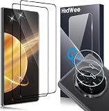 HidWee per Honor Magic V3 5G Vetro Temperato, 2+2 Pezzi 3D Curvo Protezione Schermo & Pellicola Fotocamera, Durezza 9H, Copertura Completa, HD Senza Anti Graffio,Bolle Pellicola Protettiva