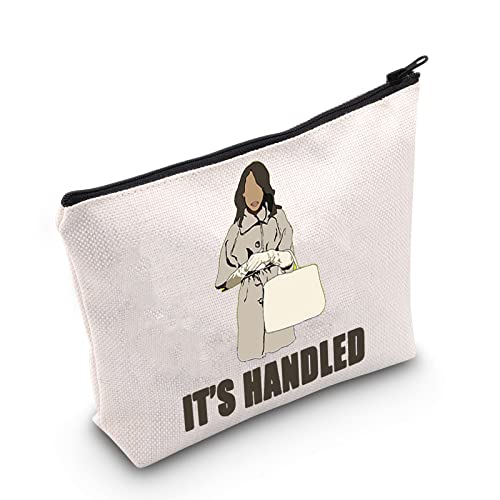LEVLO Olivia Pope Cosmetic Make Up Bag TV Show Inspired Gift It's Handled Makeup Zipper Pouch Bag