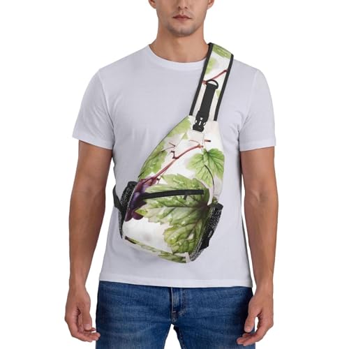 Bolso cruzado bandolera para hombre negro miniatura 7
