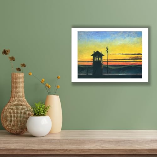 Poster Edward Hopper Railroad Sunset déco murale XL salon moderne - 3