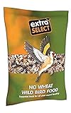 Extra Select No Wheat Wild Bird Food: Wheat Free Bird Seed for All Seasons, mixed Bird Feed - 1kg