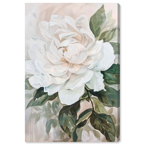 Art Remedy Blooming Serenity Canvas Luxury Floral Art, Gallery Wrapped, 20" x 30" by Art Remedy - Used condition - US$110.70