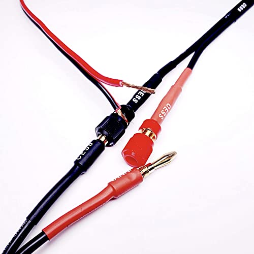 Cess-030-1F Fok Spade To Banana Plugs, Banana Plug Female To Male - 2 Pack #TOP4