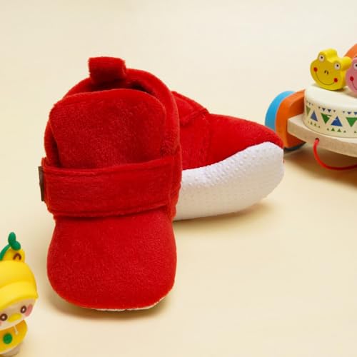 Image of Neska Moda Baby Boys & Baby Girls 6 to 12 Months Velvet Booties