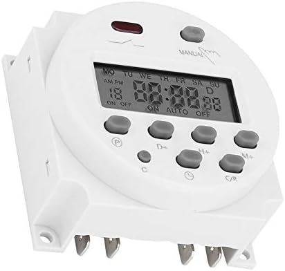 CN101A DC12V LCD Digital Time switch Microcomputer Control Power Timer Relay Switch 220v-240/50-60hz