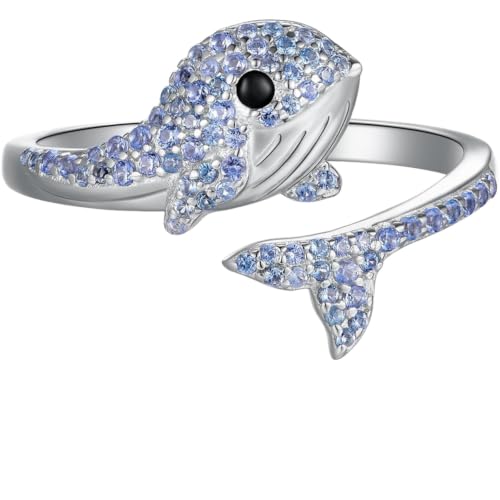 Bague créature bleue pour vos tenues de vacances d'été