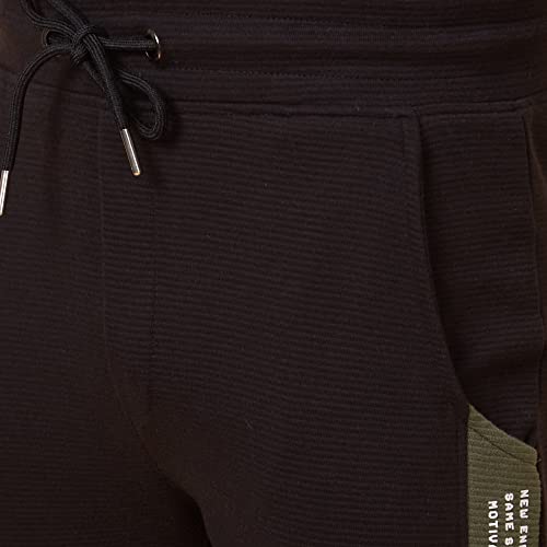 Image of Globus Men Olive Solid Regular Fit Sports Track Pants