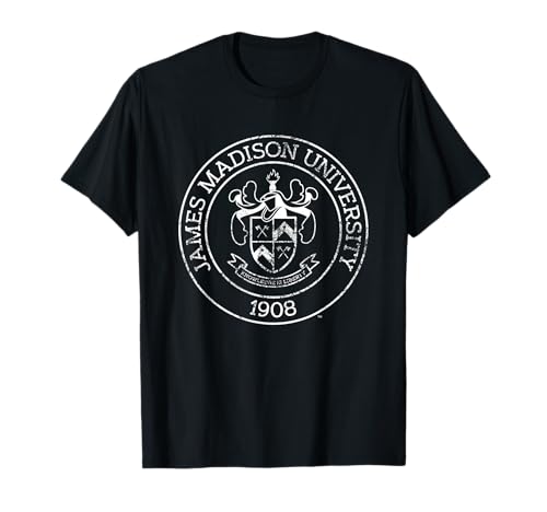 James Madison Dukes Vintage Shield Officially Licensed T-Shirt