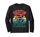 destin florida fl sea turtle sunset us city state beach maglia a manica