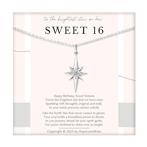 HOPE LOVE SHINE Sweet 16 Birthday Gift for Daughter, Granddaughter