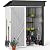 DWVO 5x3ft Metal Outdoor Storage Shed, Waterproof Tool Shed Heavy-Duty Storage Unit with Lockable Door and Vents, Ideal for Bicycles, Tools, Lawnmowers, Backyards, Patios, Lawns - White