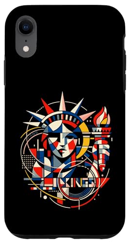 Resist Statue Liberty Cat Equality Retro Edgy Subtle Protest �X�}�z�P�[�X iPhone XR �p