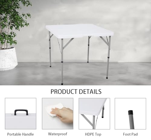 Lakhow LA-86L Square Folding Card Table thumb #3