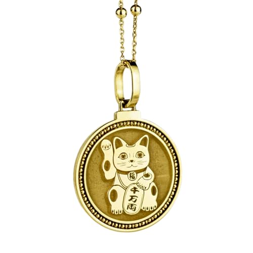 Collier tigre en argent 925 gravé main et plaqué or avec sa chaîne de 45 cm