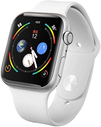 HX0945 IWO 11 Bluetooth Inteligente Reloj 1: 1 Caja De 44 Mm Smartwatch I7 para iOS Android Ritmo Cardíaco De La Presión Arterial IWO 10 12,Blanco