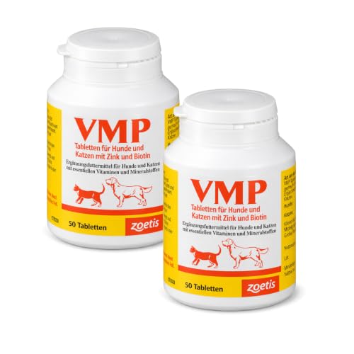 VMP Tabletten | Für Hunde und Katzen | 2 x 50 Stück | Mit Vitaminen