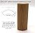 3/4" x 2 1/4" x 6" Oak Outside Radius Corner Base Block Bullnose - Fits 3/4" Radius, Trim Molding (10)