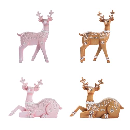 Sculpture de renne pour centre de table de Noël et fêtes - 5