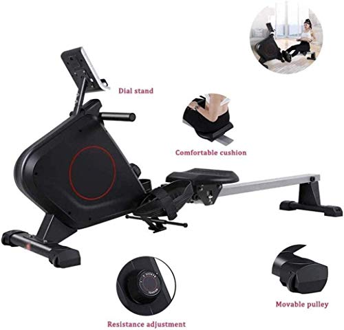 Image of Home Rowing Machine for Home Use Foldable Silent Magnetic Control, Male and Female Weight Loss Muscle Training Water Rowing Machine, Aerobic Exercise Fitness Equipment