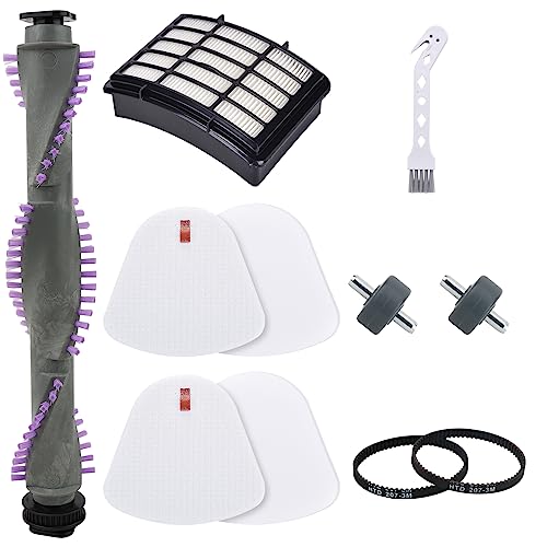 Leadaybetter Brush Roll Filter Replacement for Shark Navigator Lift Away NV350 NV351 NV352 NV356E S2 NV360 NV355 NV356 NV357 NV358 Vacuum Cleaner, with Belt and Wheels