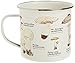 Gift Republic Mushroom Enamel Mug Outdoor Camping Mug Large Metal Coffee Cup Woodland Foraging Hiking Gift Cute Design Durable Drinking Cup 500ml