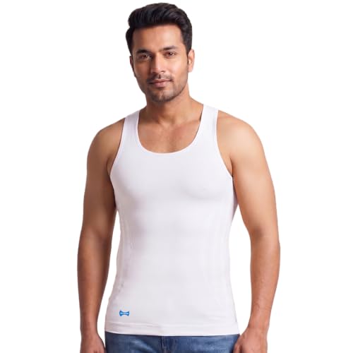 Image of dermawear Men Zenrik Everyday Mild Compression Shapewear Vest for Chest and Abdomen