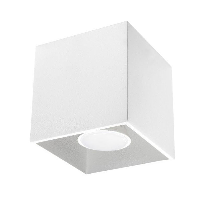 Silumen Plafón cuadrado para bombilla GU10
