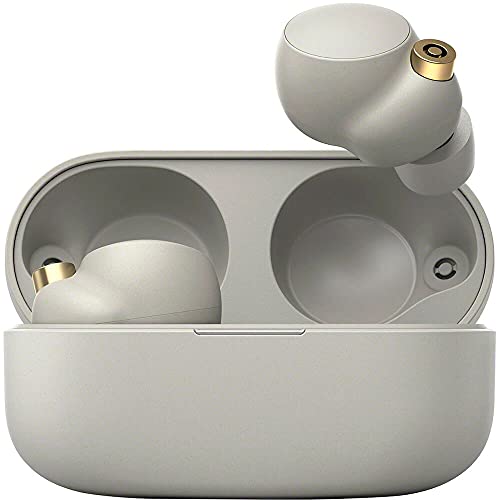 Image of Sony WF-1000XM4 Industry Leading Noise Canceling Truly Wireless Earbud Headphones with Alexa Built-in, Silver