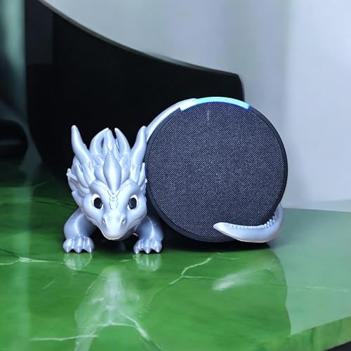 Suporte Alexa Echo Pop, Echo Dot 4 e Echo Dot 5 Alusivo à série Game of Thrones e House Of the Drago