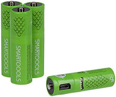 UNI-COM USB Rechargeable AA Ni-MH Batteries 4 Pack inc Micro USB Cable 1000mAh