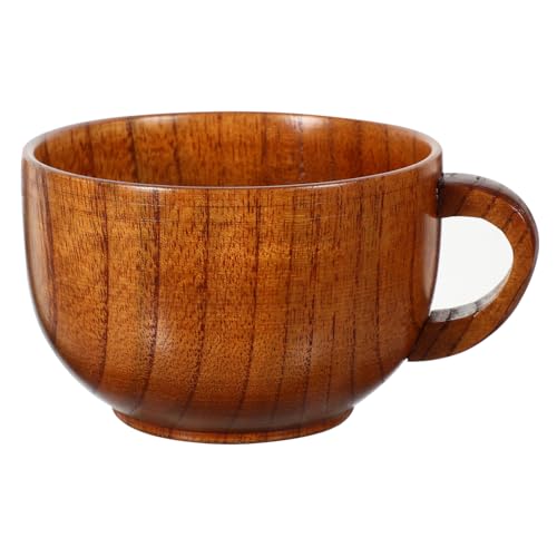 GARVALON Wooden Coffee Mug for Home & Office