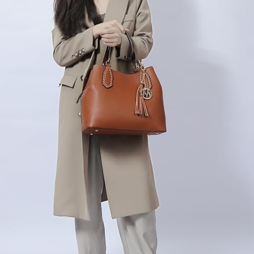 Image of MKF Collection Crossbody Hobo Bag for Womens Fashion - PU Leather Shoulder Purse - Top Handle Handbag by Mia k