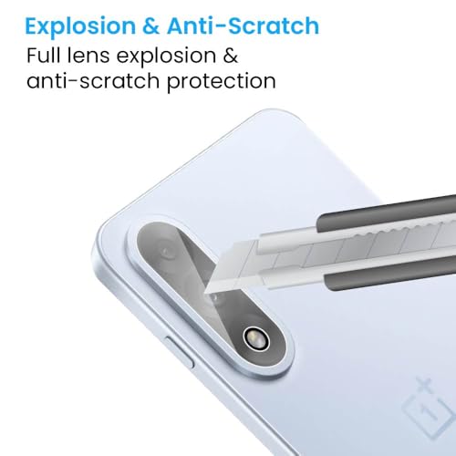 Image of ArmourPro Premium Camera Lens Protector Tempered Glass Compatible For OnePlus Nord 5 (6.83 Inches) With Edge To Edge Coverage (Full Transparent) (Pack of 1)