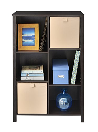 ClosetMaid 16055 Premium Adjustable 6-Cube Organizer, Black Walnut thumbnail 6