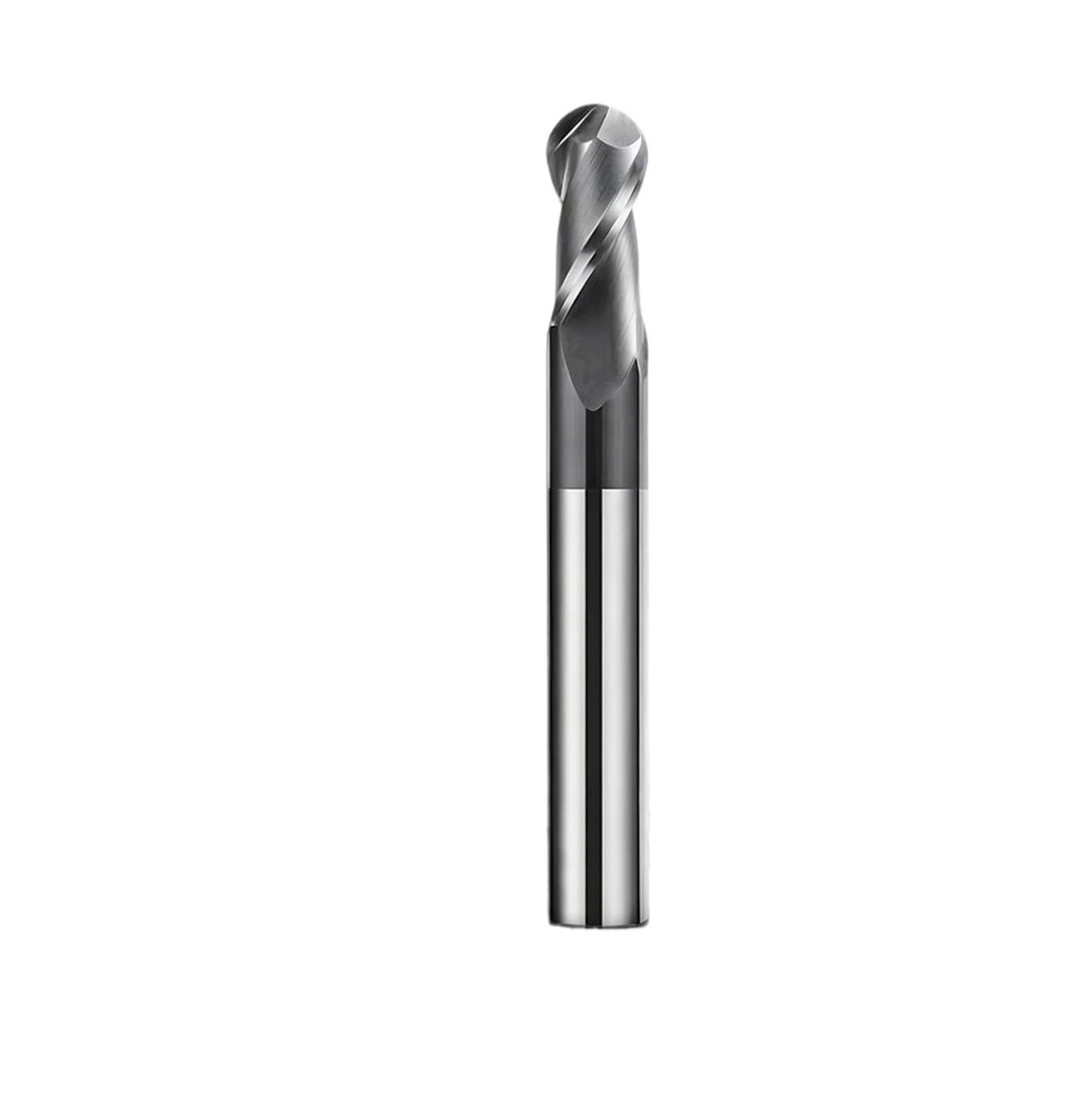 Fresa de bola R1.25x4Dx50L de acero tungsteno para ranurado de moldes CNC