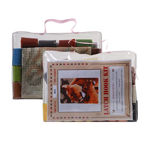 Vorgedruckte Knüpfteppich Teppich Kits Set - Diy Strand Seestern Muscheln Handarbeit Teppich Für Aldult, Super Einfache Unfertige Anfänger Leinwand Wandteppich, Entspannende Und Lustige Hobby