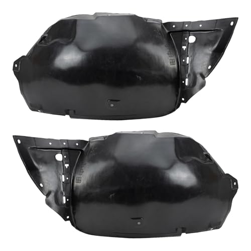 Image of TRQ Front Inner Fender Liner Set Compatible with 2008-2010 INFINITI G37 IN1248114 IN1249114