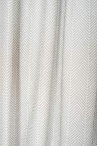 Mendola Interior Fausto Jacquard Tape Curtain, Grey, 210 x 260 cm, W 82.7" x L 102.4" (1 Panels) - Image 4