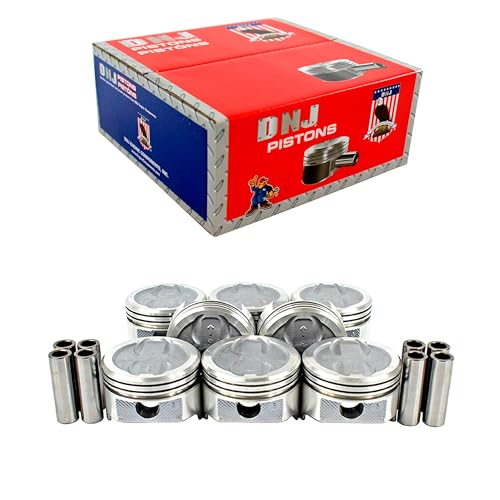 DNJ P3103A.30 Oversize Piston Set for 1967-1995 AM General, Buick, Cadillac, Chevrolet, GMC, Oldsmobile, Pontiac Bel Air, Biscayne, Blazer 5.7L V8 16V OHV 350cid