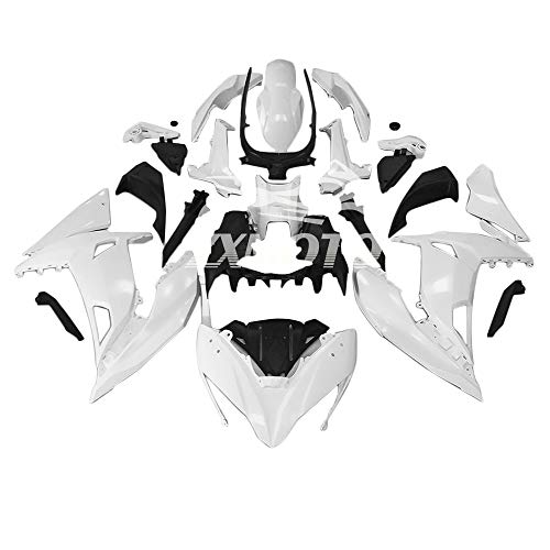 ZXMOTO Unpainted Motorcycle Bodywork Fairings Kit for 2017 2018 2019 Kawasaki NINJA EX650 ER6F ER6R Injection Mold ABS Plastics Bodywork Fairings