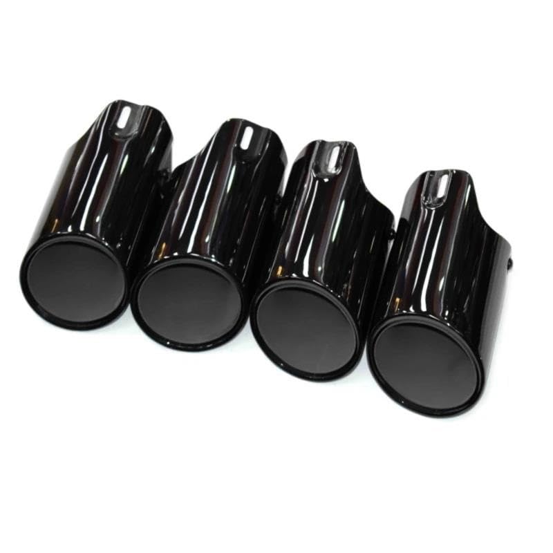Tubo de escape negro de acero inoxidable para Panamera S 971 5