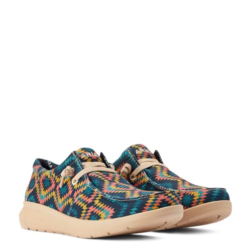 ARIAT ARIAT Mens Hilo Stretch Lace Blue Aztec 8