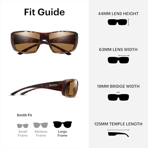 Image of SMITH Guide's Choice XL Sunglasses - Extra Large Performance Sports Active Sunglasses for Biking, Running, Fishing & More