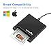 USB Smart Card Reader, Rocketek USB Common Access CAC Memory Card Reader/DOD Military USB Smart Card Reader/IC Bank Card Reader & SIM Card Reader Compatible with Windows XP/Vista/7/8/10, Mac OS