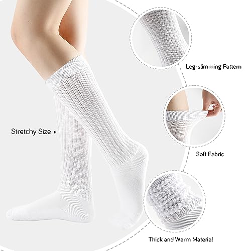 Slouch Socks - Stack & Scrunch Socks for Women, 90s Style, Perfect for Winter3