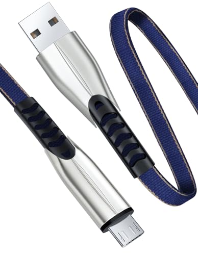 【Supporta la ricarica durante il gioco】 - Cavo di ricarica SIOCEN PS4 con fili ad alta impedenza ad alta resistenza, che consentono la ricarica più veloce (5 V/2,4 A) e Sync Up (480 Mbit/s di trasmissione dati), cavo di ricarica e sincronizzazione, in modo da poter continuare a giocare durante la ricarica dei controller PS4/DualShock 4.
