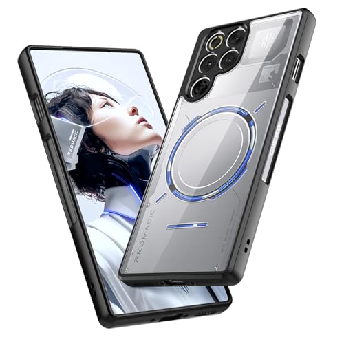 Foluu NAP[X ZTE Nubia Red Magic 11 ProP[X/11 Pro+pA[΂݂Ȃ] [Rpی] ϏՌیX^Jo[ Red Magic 11 Pro 2025p (ubN+NA)