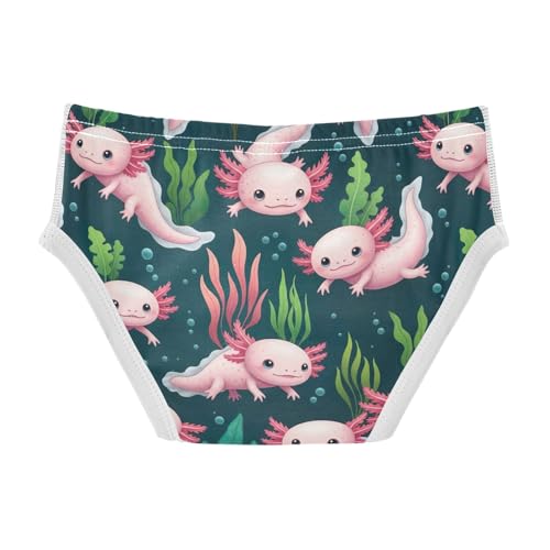 ODAWA Cute Pink Axolotls Toddler Underwear, Toddler Boy Underwear 2T2