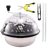 iPower 16 inch Leaf Bowl Bud Trimmer Twisted Spin Cut for Plant and Flower with Upgraded Gears...