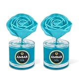 TIENDIFY - ambientador Ambar de flor decorativa perfumada sin alcohol aroma prolongado difusor natural para casa salón baño y oficina (2 UNIDADES, SPA)